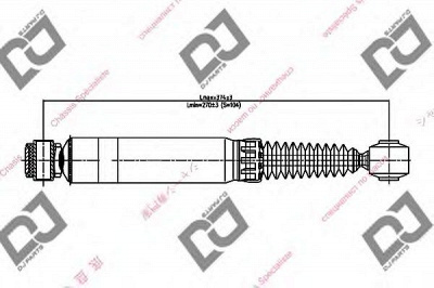 DJ PARTS ds1383gt -  Амортизатор